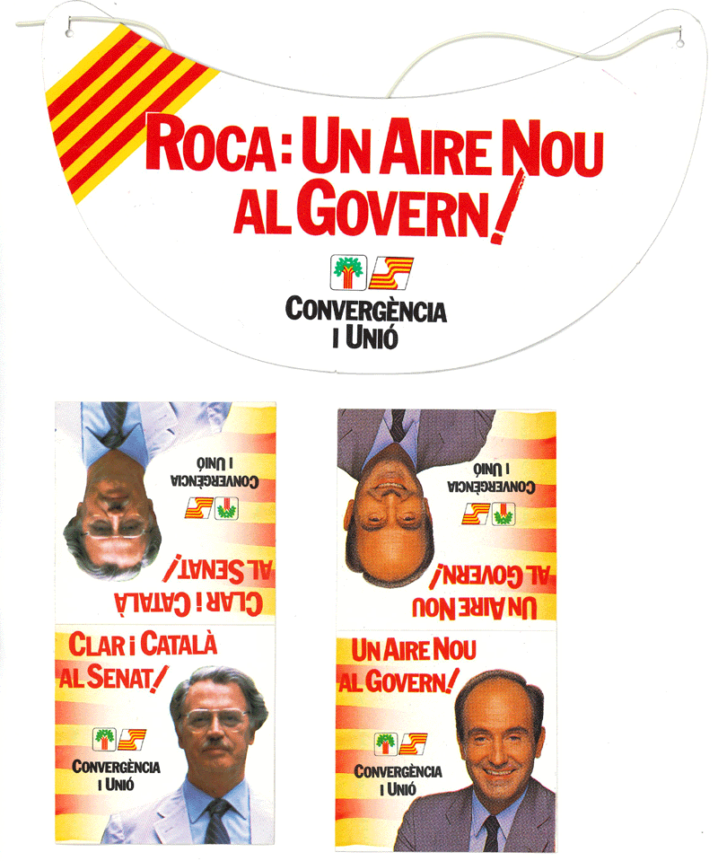 Roca: un aire nou al govern! / Clar i català al Senat!