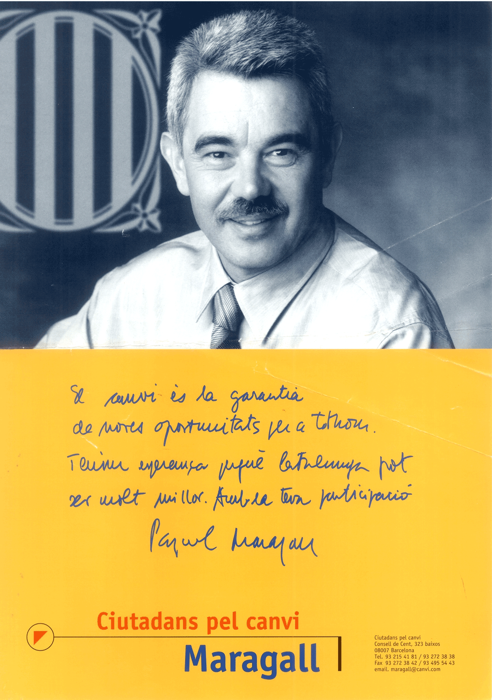 Ciutadans pel Canvi : Maragall : el canvi és la garantia de noves oportunitats... [...]