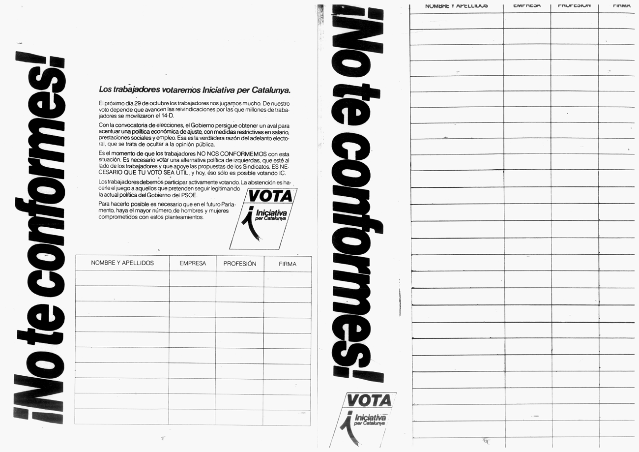 Los trabajadores votaremos Iniciativa per Catalunya