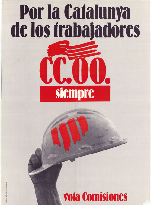 Por la Catalunya de los trabajadores CC.OO. siempre vota Comisiones