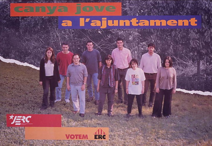 Canya jove a l'ajuntament : Votem ERC
