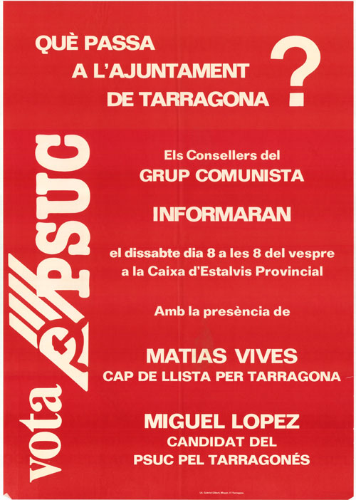 Què passa a l'Ajuntament de Tarragona?