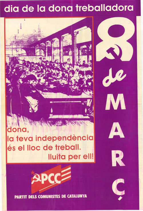 dona, la teva independència és el lloc de treball. lluita per ell!