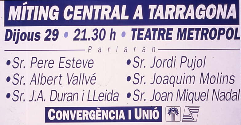 Míting central a Tarragona