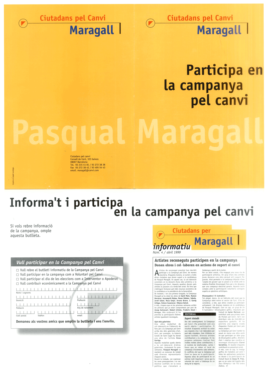 Participa en la campanya pel canvi