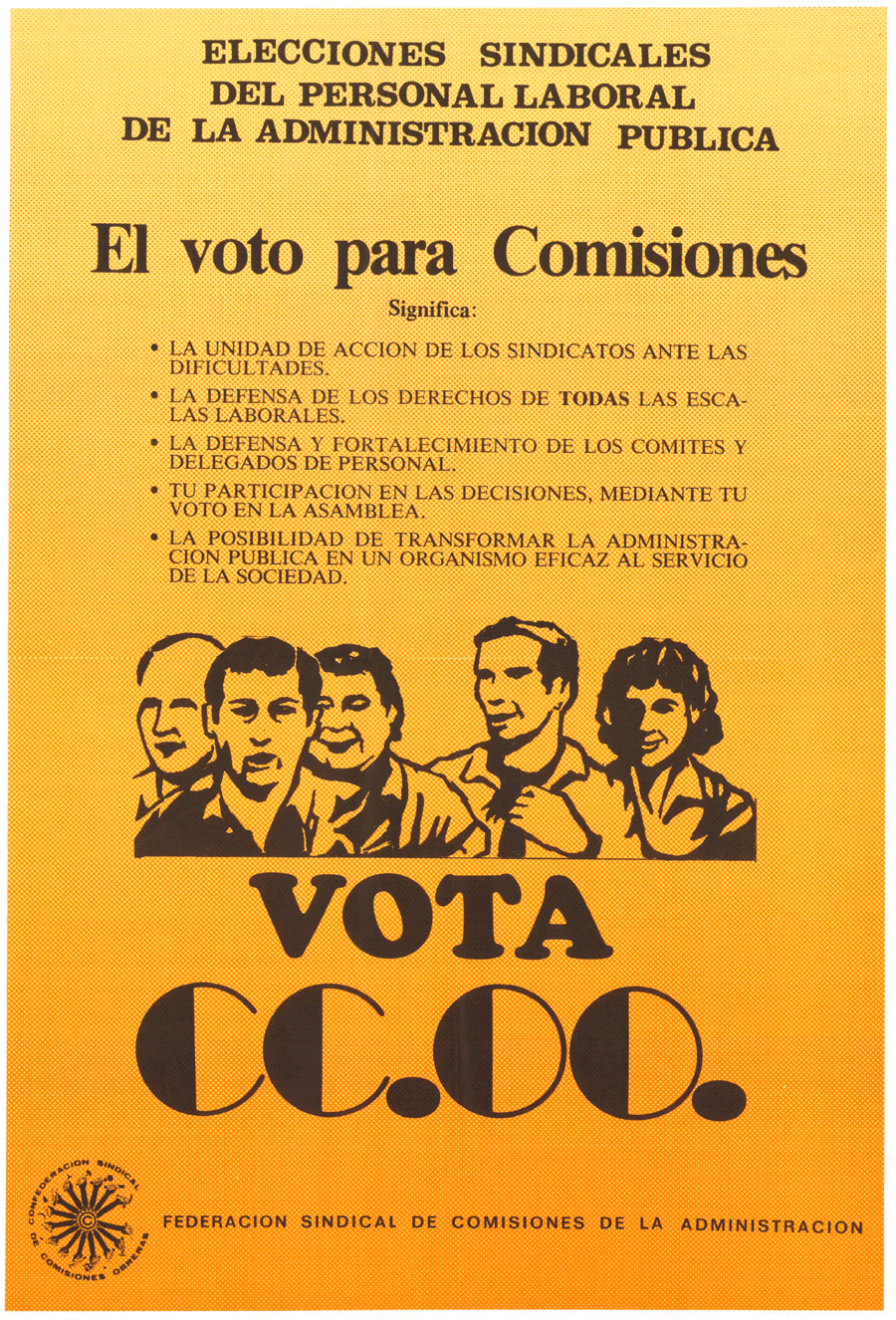 Elecciones sindicales del personal laboral de la Administración Pública : el voto para Comisiones