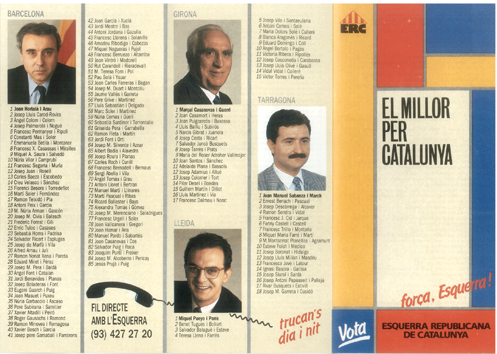 El millor per Catalunya : Força Esquerra!