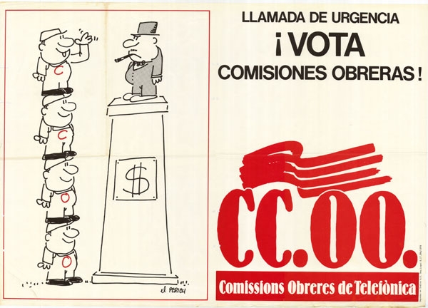 Llamada de urgencia ¡vota comisiones obreras!