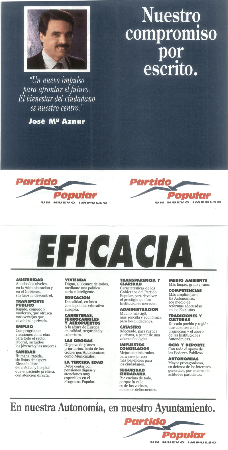 Nuestro compromiso por escrito