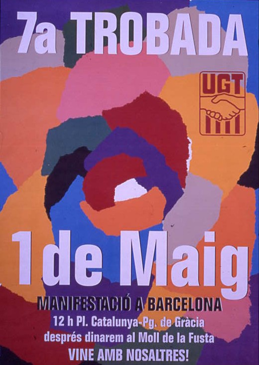 1 de maig : 7a trobada : manifestació a Barcelona