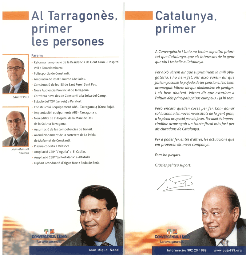 Al Tarragonès, primer les persones : Catalunya, primer