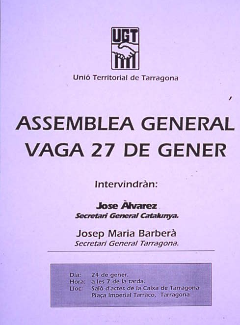 Assemblea general vaga 27 de gener 