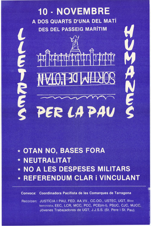 Lletres humanes per la pau : 10 novembre a dos quarts d'una del matí... [...]