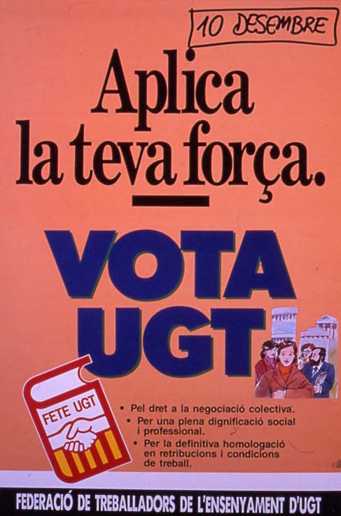 Aplica la teva força: Vota UGT