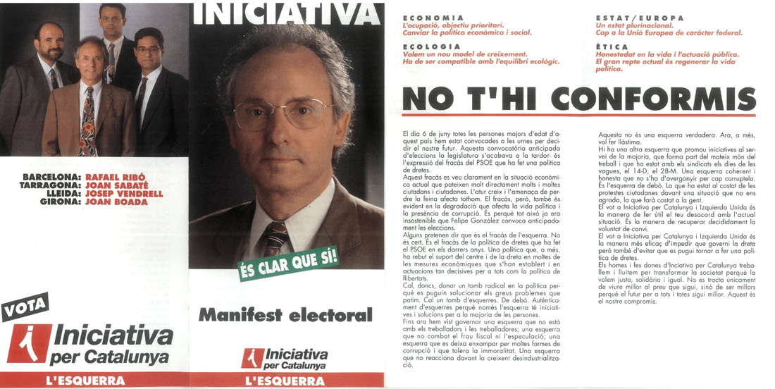 És clar que sí! Manifest electoral