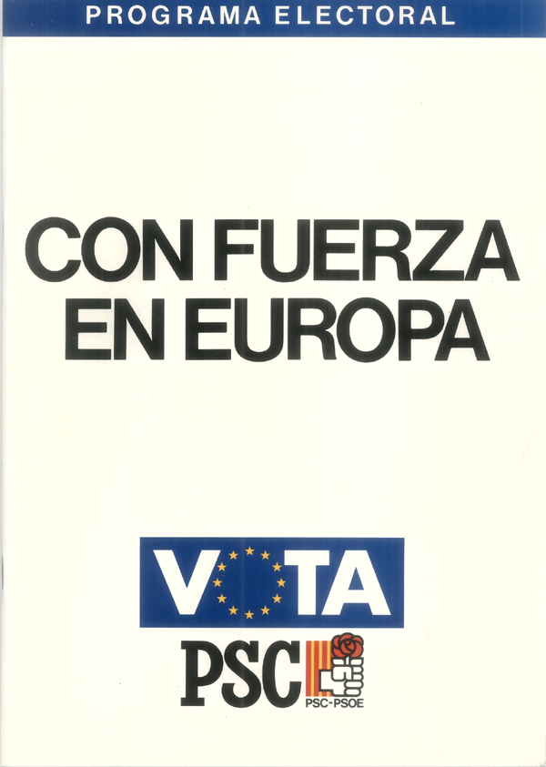 Con fuerza en Europa : programa electoral