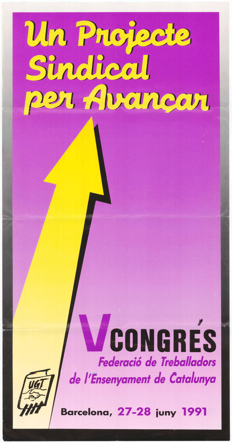 Un projecte sindical per avançar : V congrés Federació de Treballadors de l'Ensenyament de Catalunya