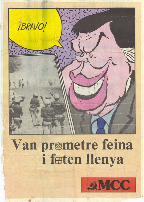 Van prometre feina i foten llenya