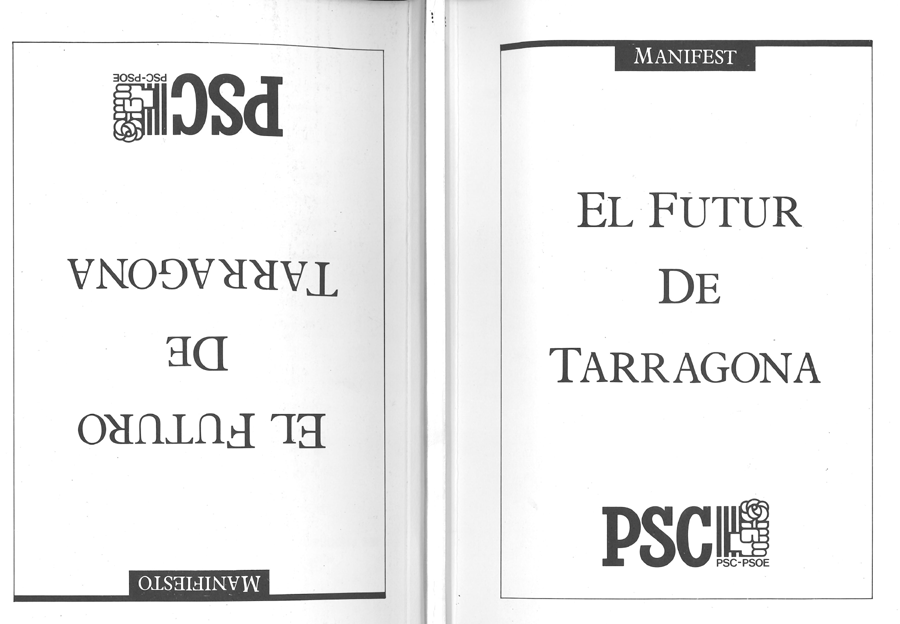 El futur de Tarragona : manifiest = el futuro de Tarragona : manifiesto