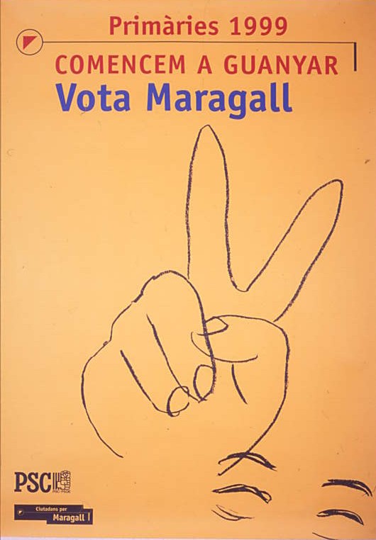 Primaries 1999 : Comencem a guanyar : Vota Maragall