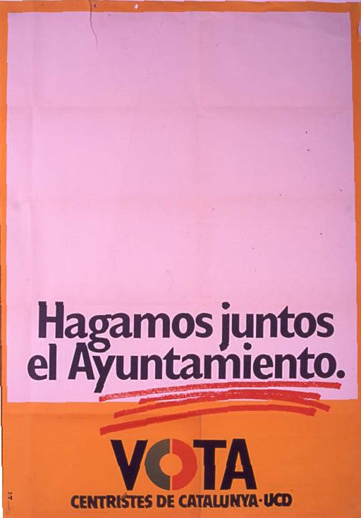 Hagamos juntos el Ayuntamiento : Vota Centristes de Catalunya-UCD