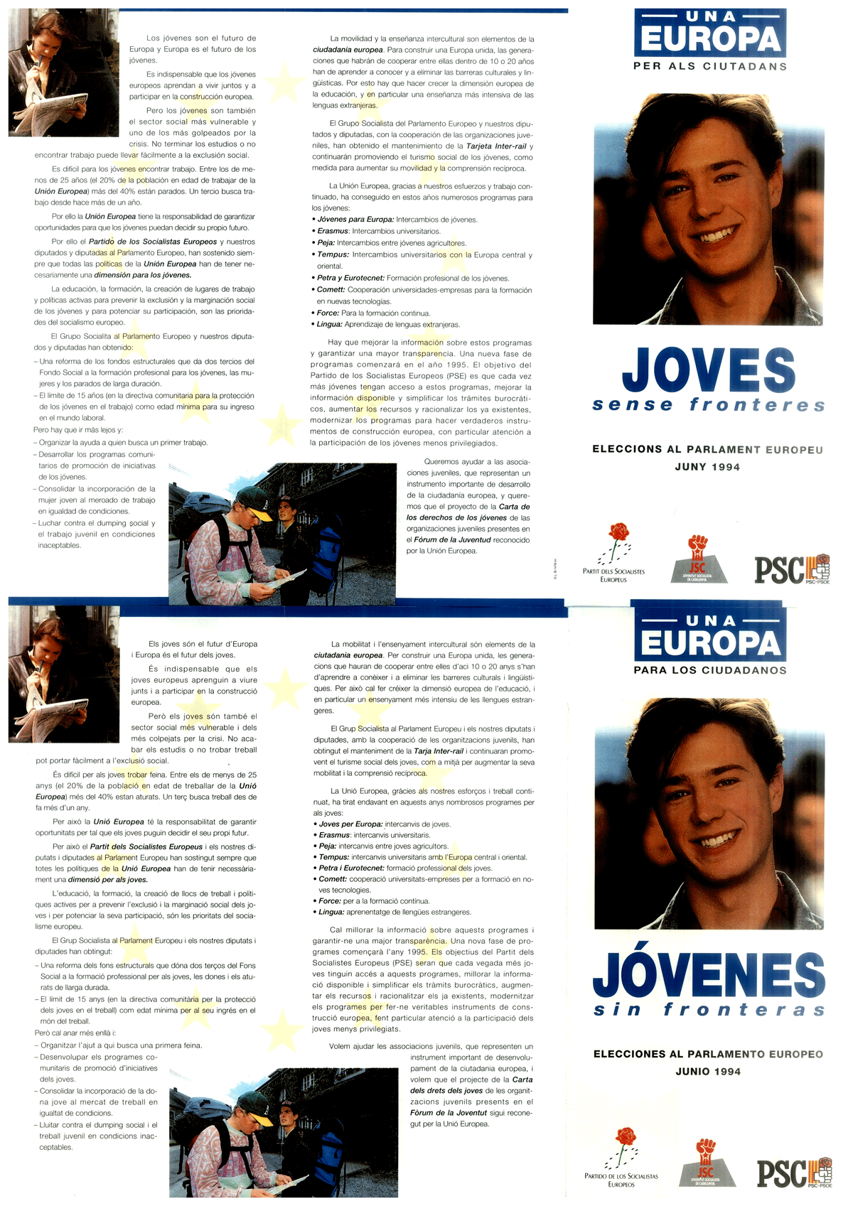 Joves sense fronteres = jóvenes sin fronteras