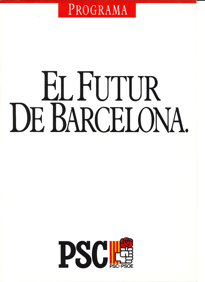 El futur de Barcelona : programa