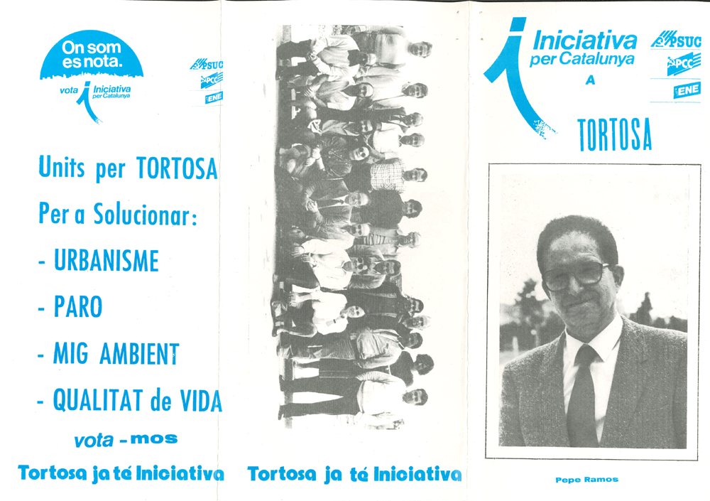 Iniciativa per Catalunya a Tortosa : Pepe Ramos