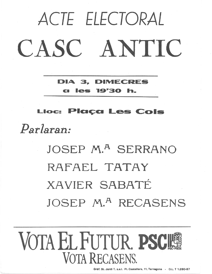 Acte electoral casc antic