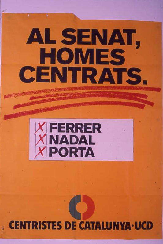 Al Senat, homes centrats. Ferrer : Nadal : Porta