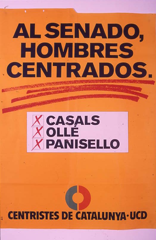 Al Senado, hombres centrados. Casals : Ollé : Panisello