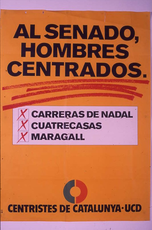 Al Senado, hombres centrados. Carreras de Nadal : Cuatrecasas : Maragall