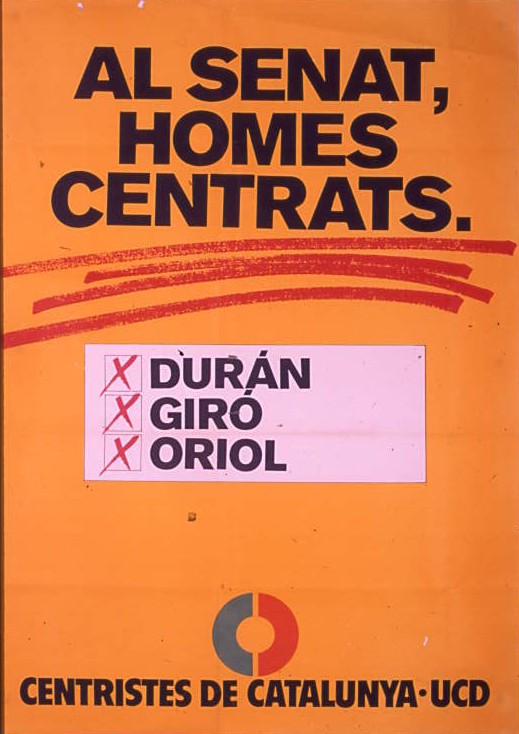Al Senat, homes centrats. Durán : Giró : Oriol