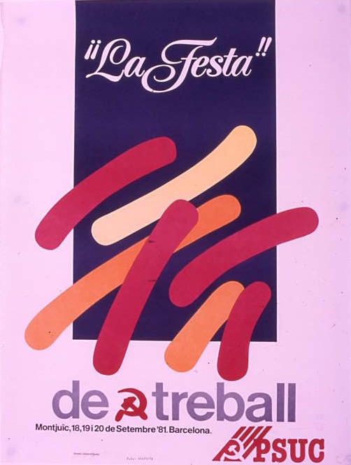 ¡¡La Festa!! de treball : Montuïc, 18,19,20 de Setembre'81. Barcelona