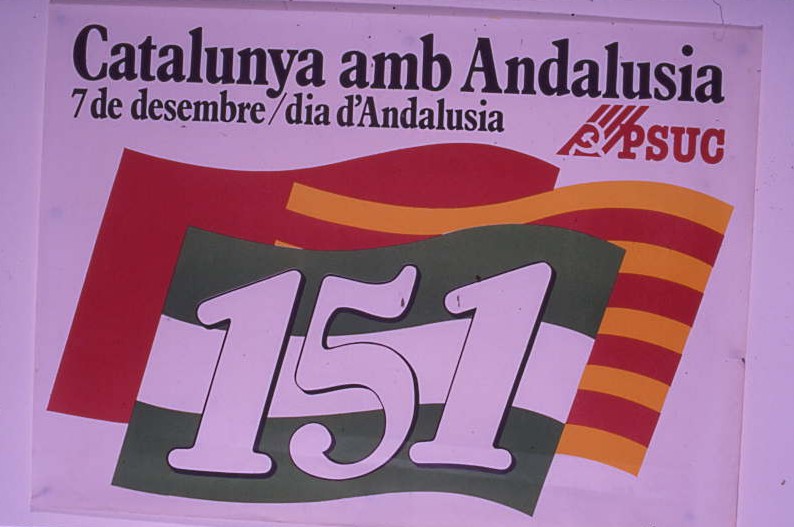 Catalunya amb Andalusia 7 de desembre/dia d'Andalusia