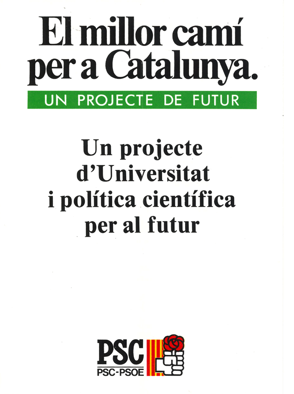 Un projecte d'Universitat i política científica per al futur