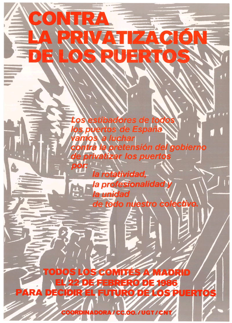Contra la privatización de los puertos