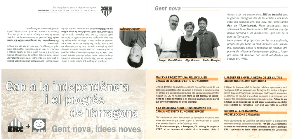 Cap a la independència i el progrés de Tarragona