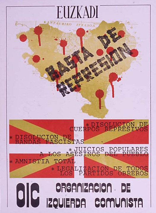 Euzkadi basta de represión