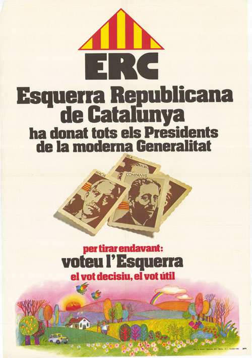 ERC Esquerra Republicana de Catalunya ha donat tots els Presidents de la moderna Generalitat