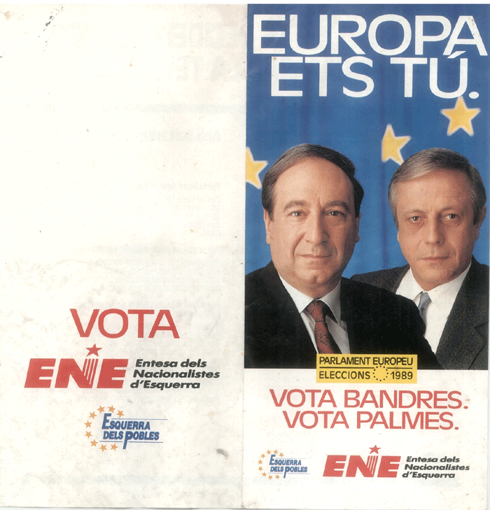 Europa ets tú : Vota Bandres. Vota Palmes