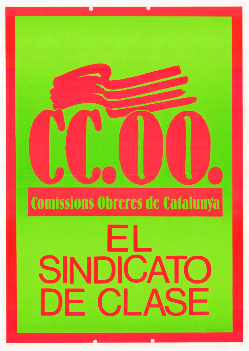CC.OO. Comissions Obreres de Catalunya el sindicato de clase