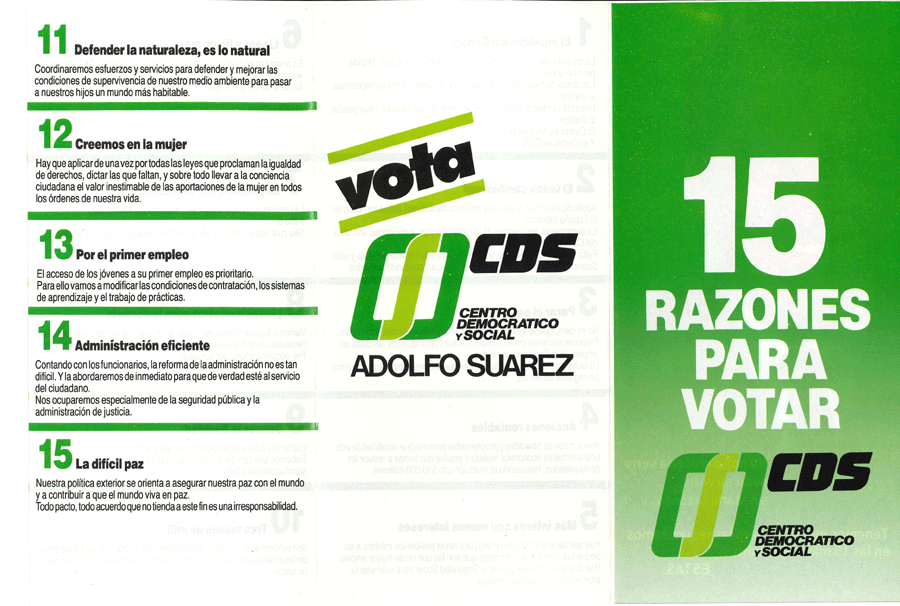15 razones para votar CDS