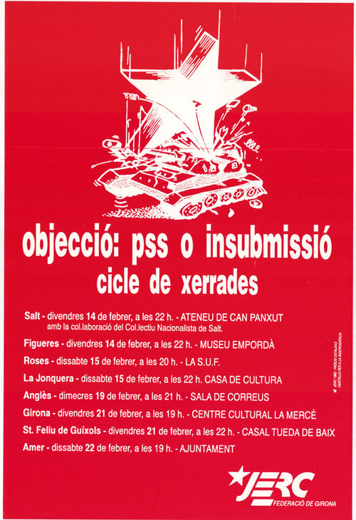 objecció: pss o insubmissió : cicle de xerrades