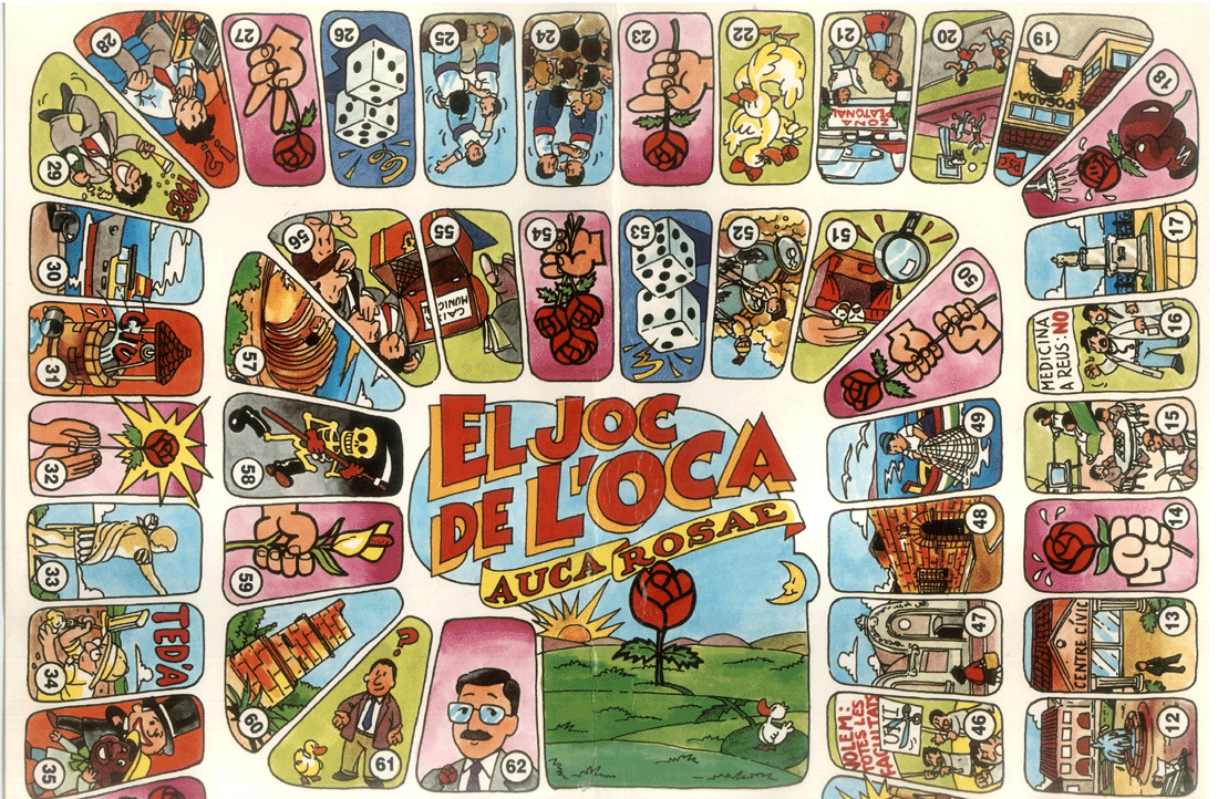 El joc de l'oca : auca rosae