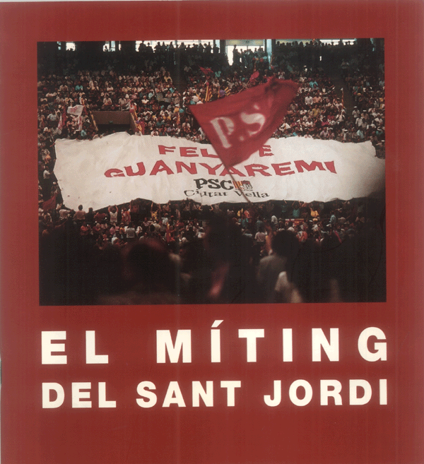 El míting del Sant Jordi