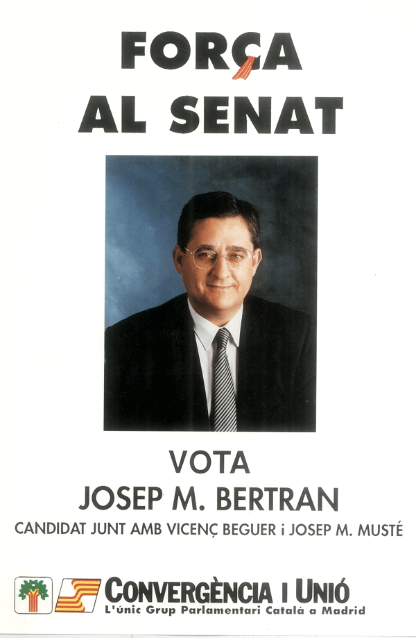 Força al Senat : vota Josep M. Bertran