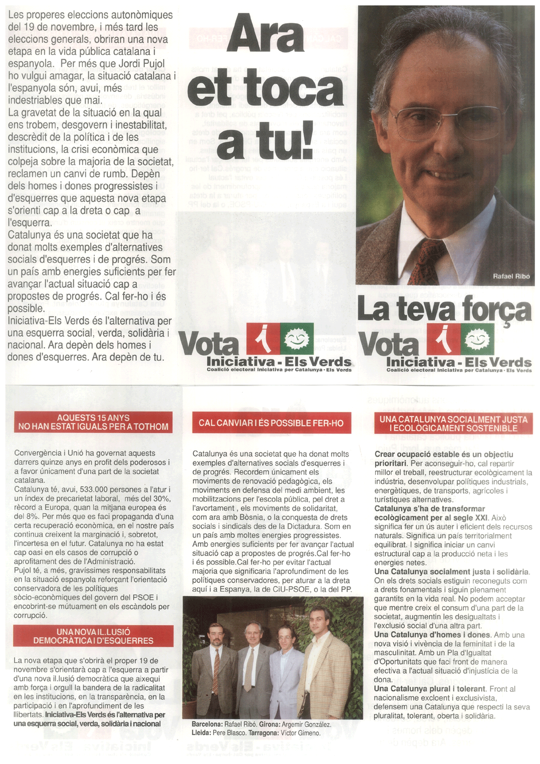 La teva força : Rafael Ribó