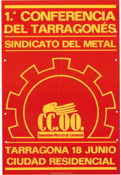 1ª conferencia del Tarragonés : sindicato del metal