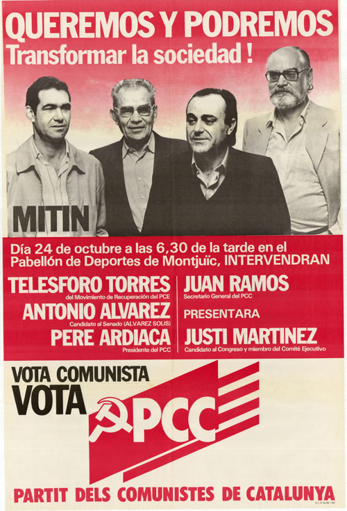 Queremos y podremos transformar la sociedad! : Miting día 24 de octubre a las 6,30 de la tarde...[...]